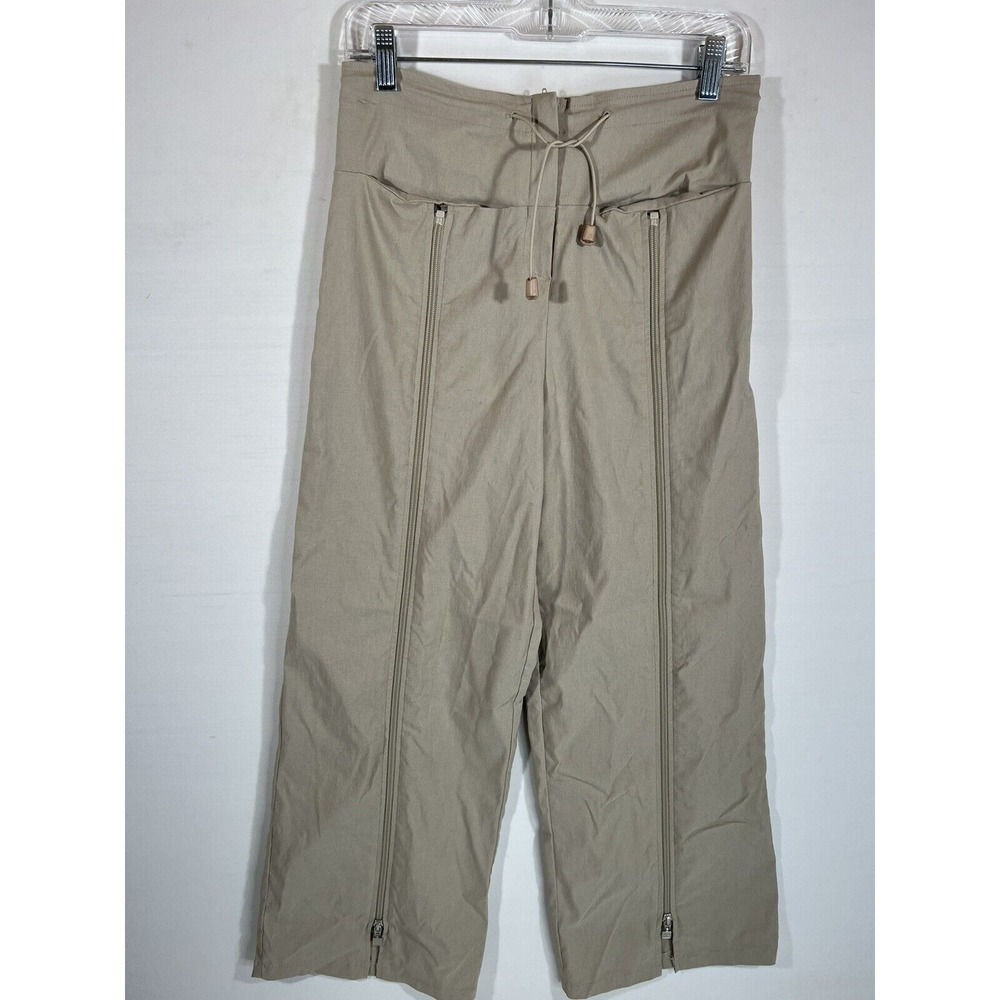 Art Slim Pants Womens 6 Tan Lightweight Stretch Outdoor Travel Casual